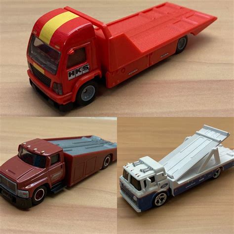 Hot Wheels Team Transport HKS Aero Lift Ford C800 Carry On Hauler Hobbies Toys Toys