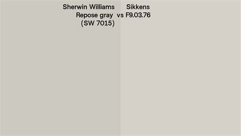 Sherwin Williams Repose Gray Sw 7015 Vs Sikkens F9 03 76 Side By Side