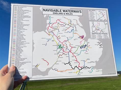 Waterways Of England And Wales Navigation Limitations Map A1 A2