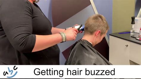 Getting Hair Buzzed Video Model Youtube