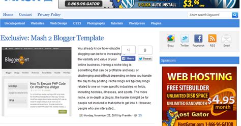 Best Seo Optimized Blogger Templates