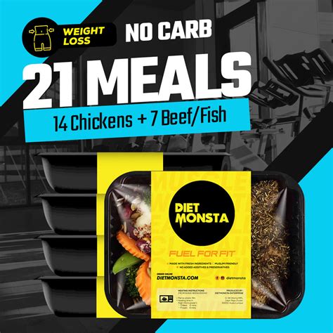 21 Meals No Carb 14 Chickens 7 Beeffish Dietmonsta