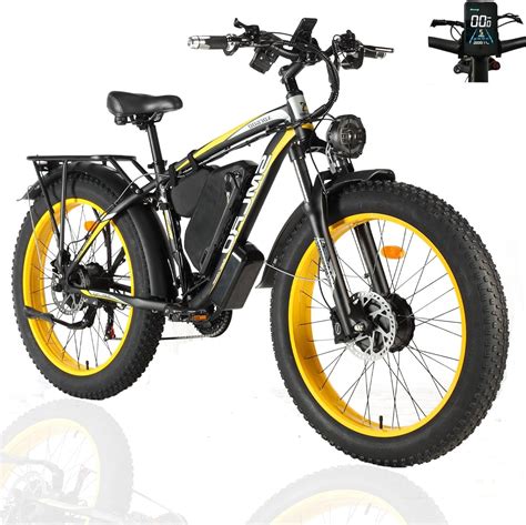 Fat Tire Electric Bike 2000w Ebikes for Adults 48V 22.4AH Removable ...