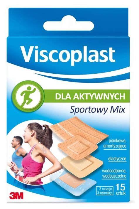 Viscoplast Zestaw Plastrów Sportowy Mix Wyrób medyczny Rany i