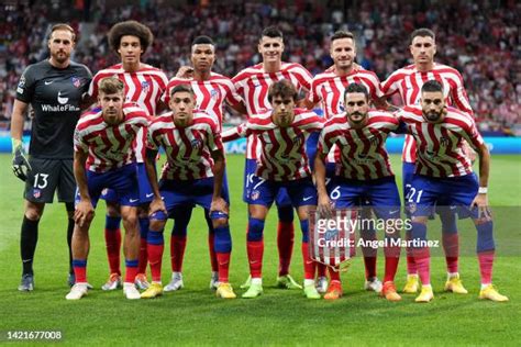 Atletico Madrid Line Up Photos and Premium High Res Pictures - Getty Images