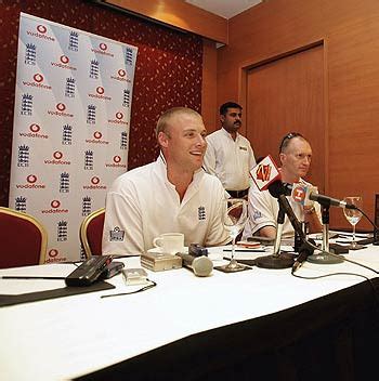 Andrew Flintoff speaks to the press | ESPNcricinfo.com