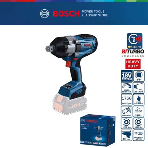 Bosch Gds 18v 1050 H Solo Professional Cordless Impact Wrench