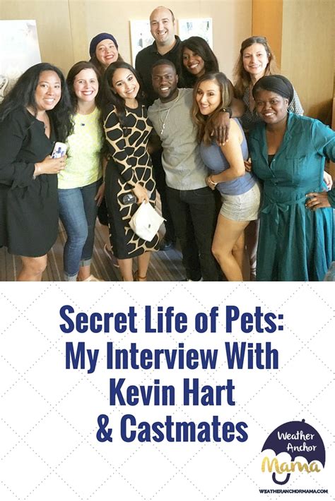 Secret Life of Pets: My Interview With Kevin Hart & Castmates | Weather Anchor Mama