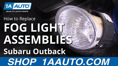 How To Replace Fog Light Assemblies Subaru Outback Youtube