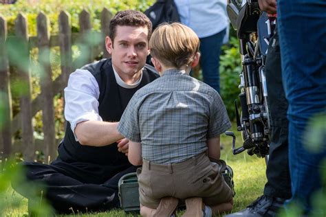 34 pictures as filming takes place on the new series of Grantchester