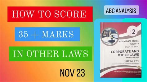 How To Score In Other Laws Abc Analysis For Other Laws Exemption In