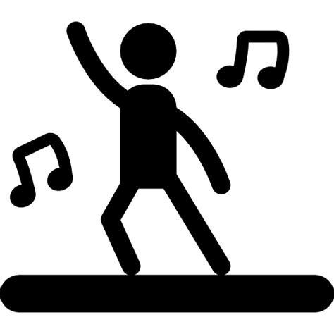 Танцовщица с музыкой Free Icon Freepik Freeicon Music People Man