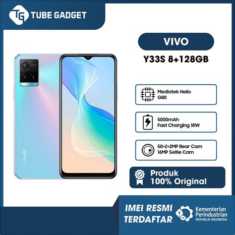 Jual Vivo Y33S 4GB 128GB 4GB Extended RAM Garansi Resmi 1 Tahun