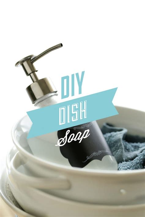 Easy DIY Dish Soap - Live Simply