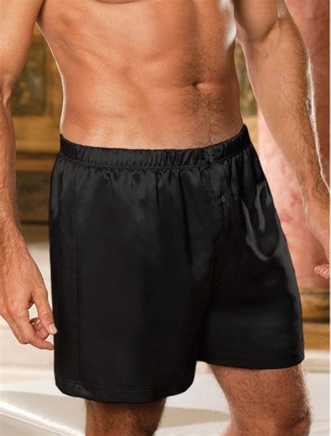 Luxus Herren Silky Satin Boxer Shorts In Einem Super Preis Etsy