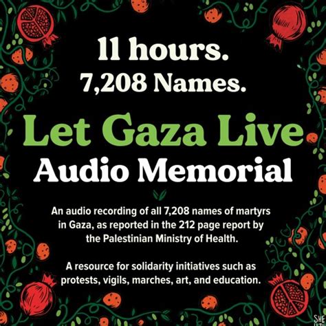 Stream Let Gaza Live - Audio Memorial by Let Gaza Live - Audio Memorial ...