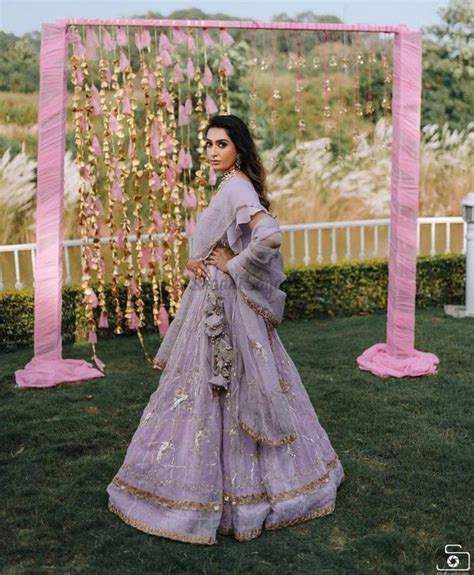 These Latest Lavender Lehengas For 2021 Real Brides Are Immaculate