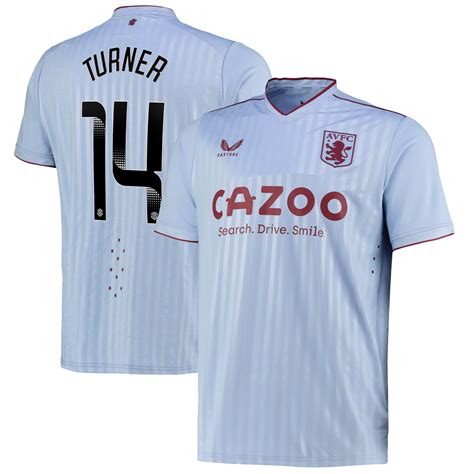 Aston Villa Wsl Away Pro Shirt 2022 23 With Turner 14 Printing Rebel