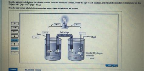 Solved Describe Galvanic Cels That Use The Tollowing Reacion