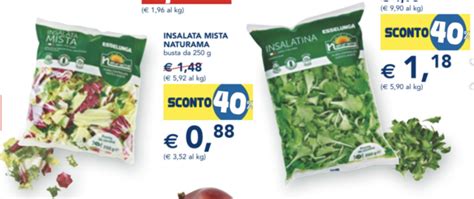 Esselunga Promozioni Di Peso Sulle Insalate In Busta Fresh Cut News