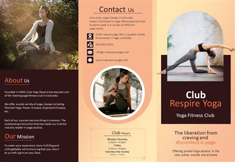 How To Create Fitness Yoga Club Brochure Templates Included