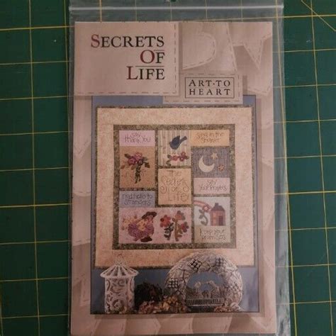 153p Secrets Of Life 2002 Art To Heart Quilt Pattern Nancy Halverson