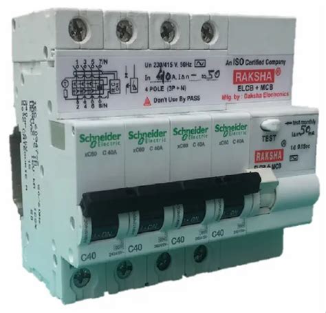 Schneider Four Pole 3 Phase Earth Leakage Circuit Breaker 240v 63a At Rs 2200 Piece In