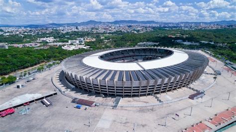 Vista A Rea Do Est Dio De Futebol Mineir O Na Pampulha Belo Horizonte