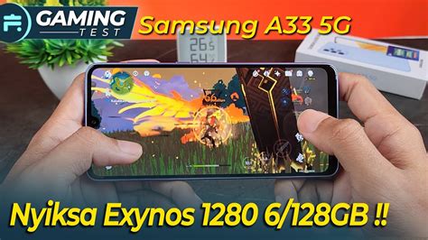 Gaming Test Samsung A33 Genshin Impact Indonesia Youtube