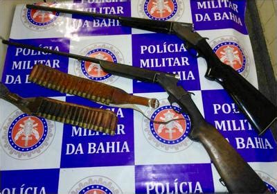 Armas e munições apreendidas em Paulo Afonso IGUAIMIX