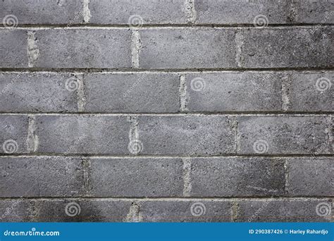 Concrete Block Wall Seamless Background Texture Dirty Grey Color