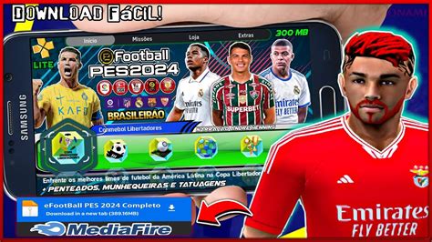 Sensacional Como Instalar EFootBall PES 2024 Leve No PPSSPP 100