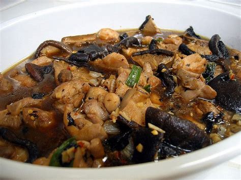 Recette Poulet Aux Champignons Noirs Et Au Gingembre Cuits La Vapeur