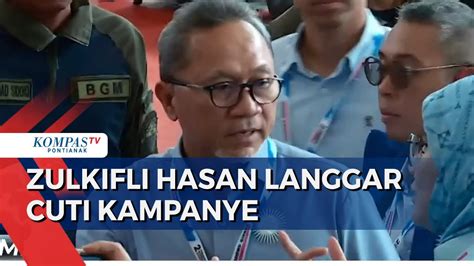 Bawaslu Tetapkan Zulkifli Hasan Bersalah Langgar Cuti Kampanye Ini