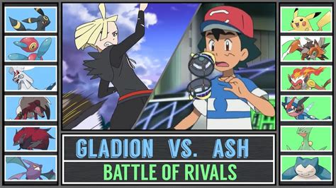 Ash Vs Gladion Pokémon Ultra Sun Moon Alola Battle Of Rivals Youtube