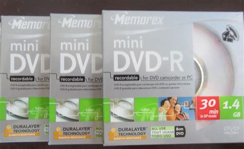 Amazon co jp Memorex Mini DVD R 1 4 GB パソコン周辺機器