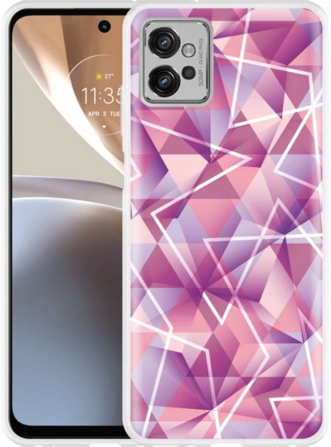 Cazy Hoesje Geschikt Voor Motorola Moto G32 Art Work Bol