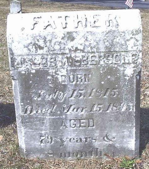 Jacob Moyer Ebersole Find A Grave Memorial