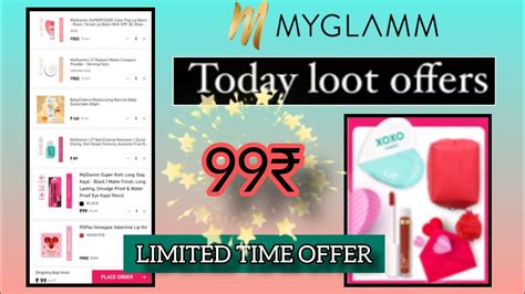 Myglamm New Free Products Loot Offer Free Pouch Myglamm Offers