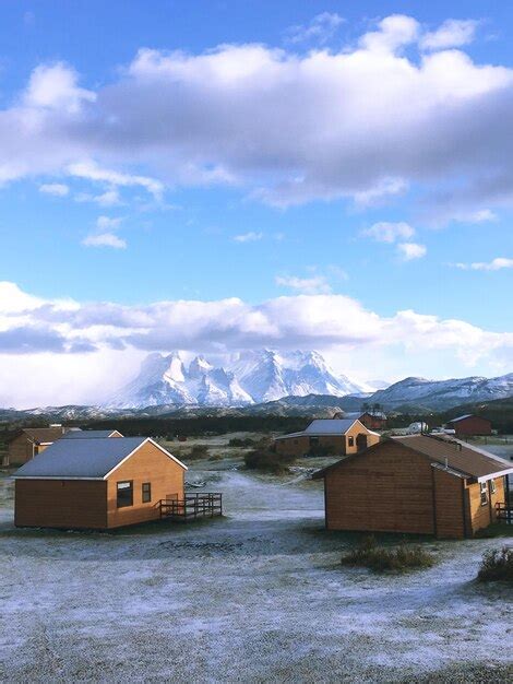 Premium Photo | Landscape and hostels in patagonia chile