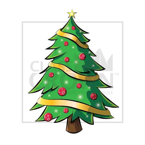 Animated Christmas Trees Clipart