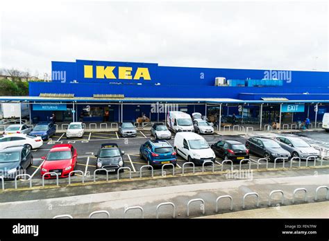 Ikea Store Sign Leeds Birstall Retail Park Batley Uk England