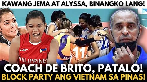 Patalo Ang Coach Galanza Binangko Lang Alyssa Valdez Hindi Pa Din