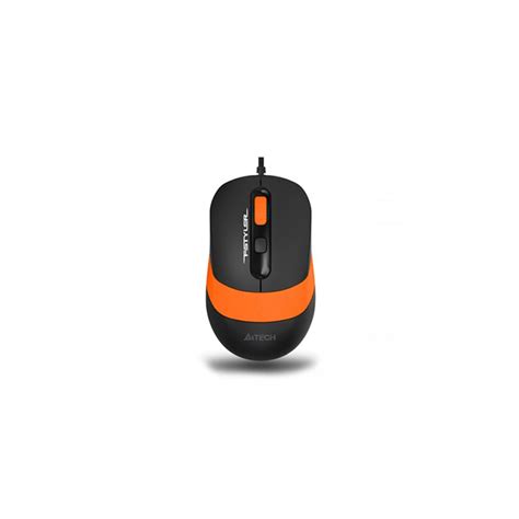 A Tech Fm Fstyler Wired Optical Sensor Black Orange Mouse