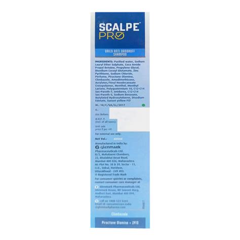 Buy Scalpe Pro Daily Anti Dandruff Shampoo Ml Online At Best Price