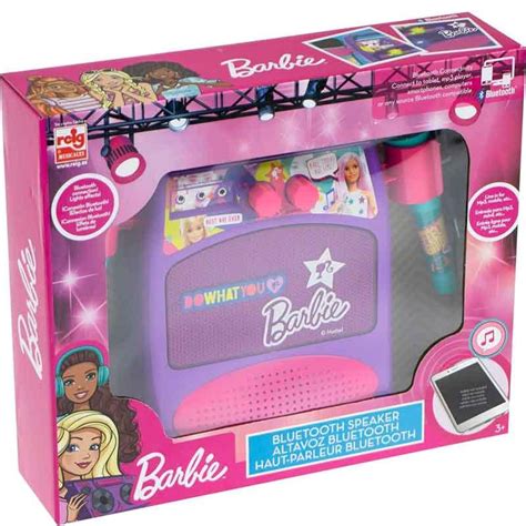 Comprar Reproductor Mp Bluetooth Con Micr Fonos Barbie De Reig