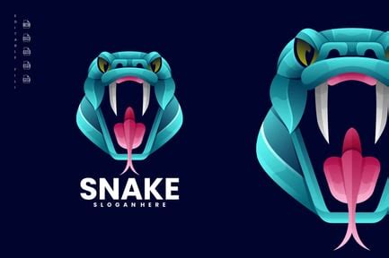 Snake Design Logo, Logos ft. logo & vector - Envato