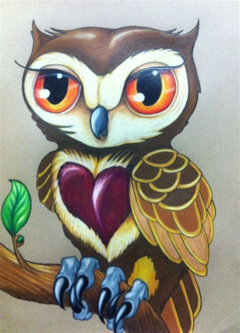 New School Owl Prismacolor Pencil Tan Canson Paper 85x11 Owl Tattoo Drawings Owls Drawing