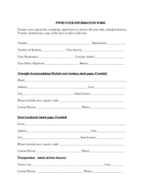 Fillable Online Field Trip Request Packet All Forms In This Fax