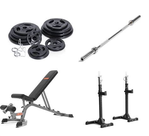 Gym Fitness Equipment Packages Weights Bars Plates - US Fitness Supply